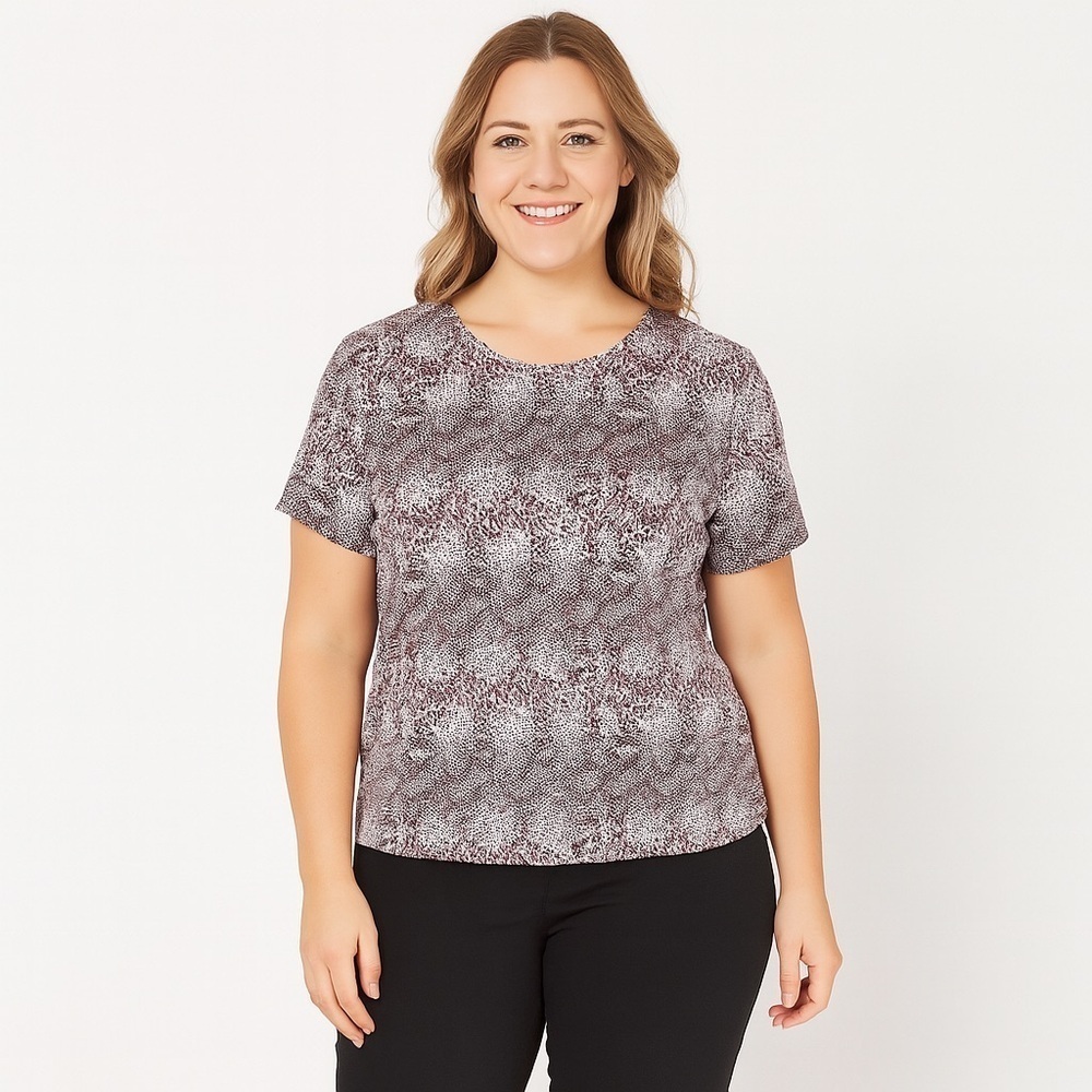 Nicola Snakeskin Print Top Size L
